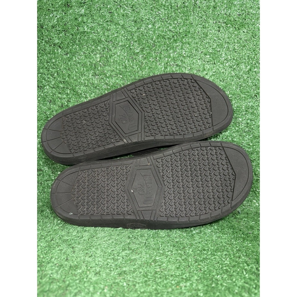 Island Slipper Flip Flops Men Size 10 Made In Oahu Hawaii USA Multicolor - Picture 8 of 9